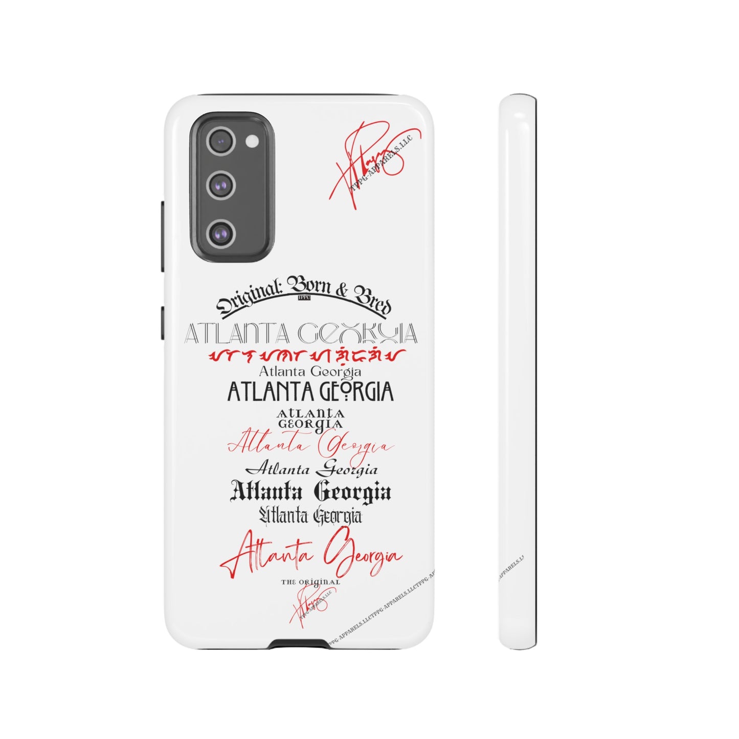 'ATL-Original Born & Bred' Design ~ Apple iPhones * Google Pixel * Samsung Galaxy Cases