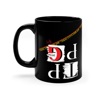 Black Glossy Finish 11oz Coffee/Tea Mug-from the 'TPPG Brand' "TPPG 2024" Collection