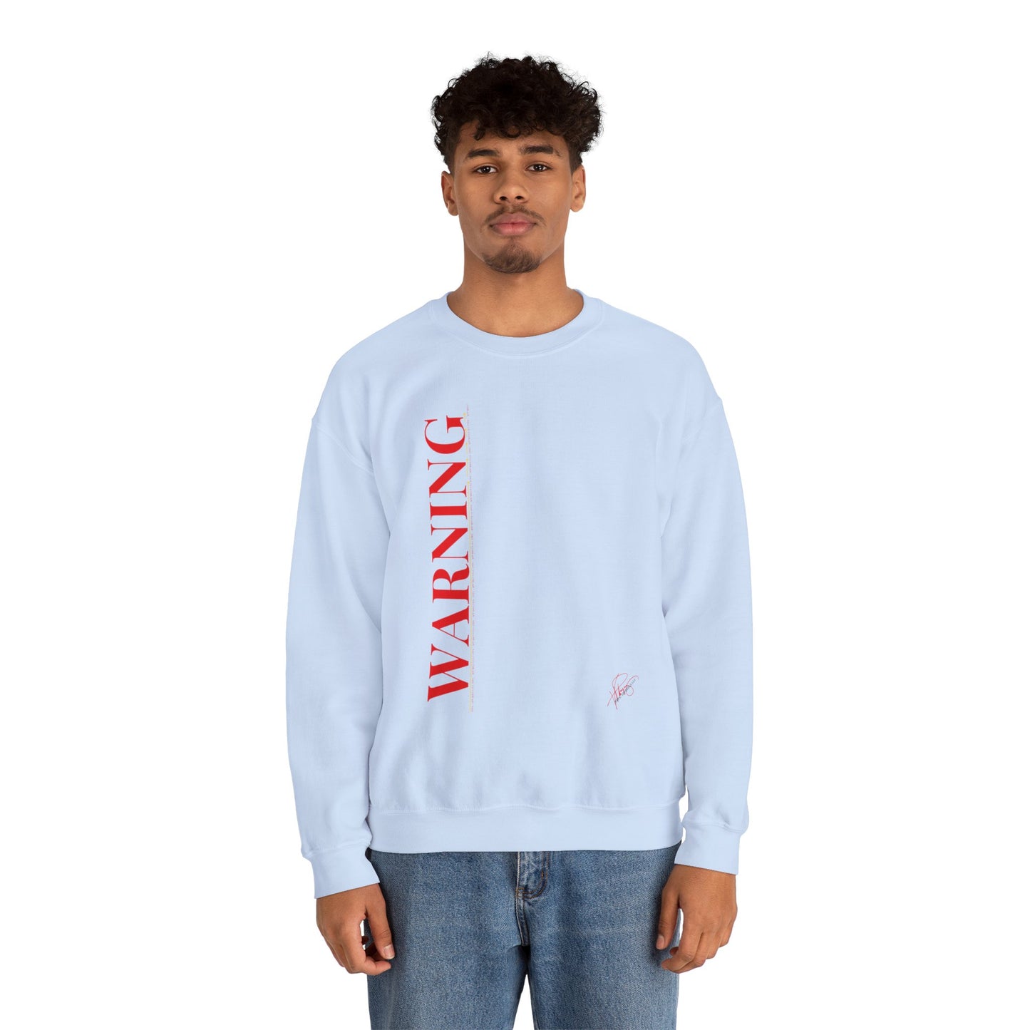 Crewneck Heavy Blend™('WARNING') Unisex Sweatshirt