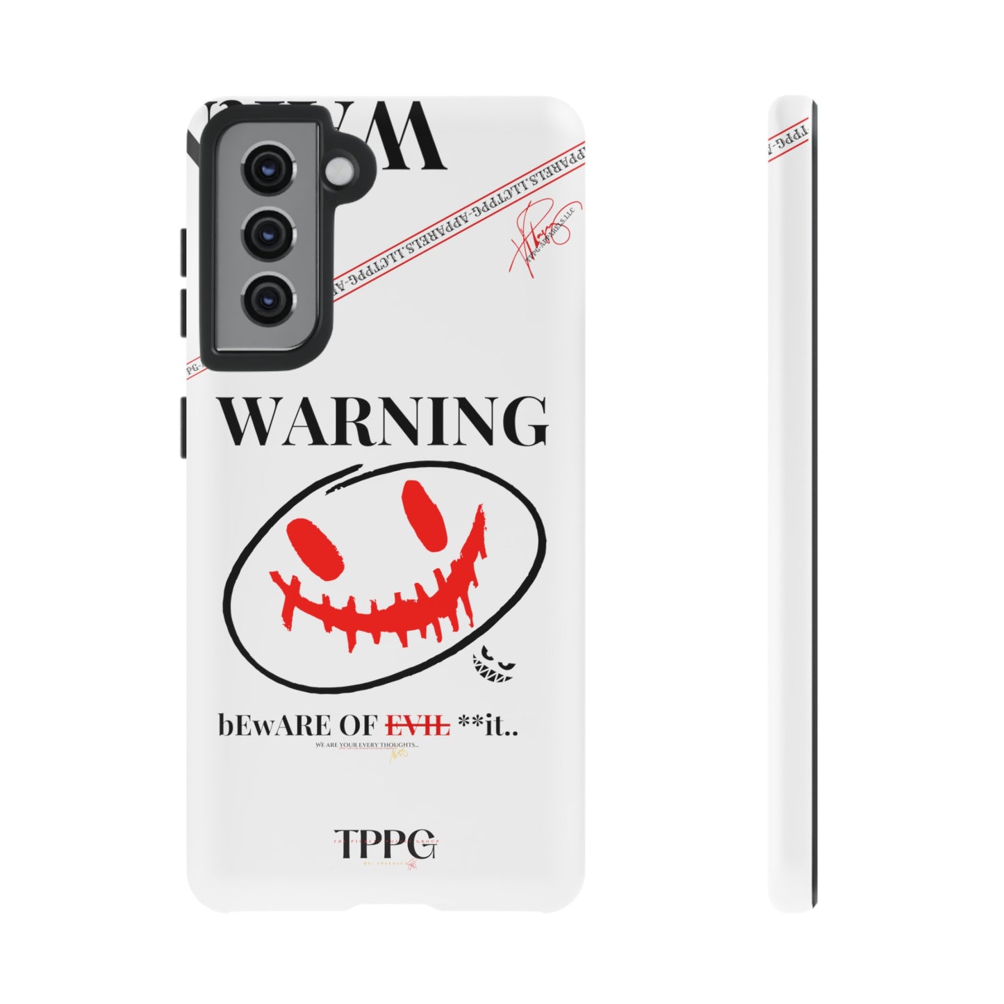 "WARNING-Evil"-Apple iPhones * Google Pixel * Samsung Galaxy Cases