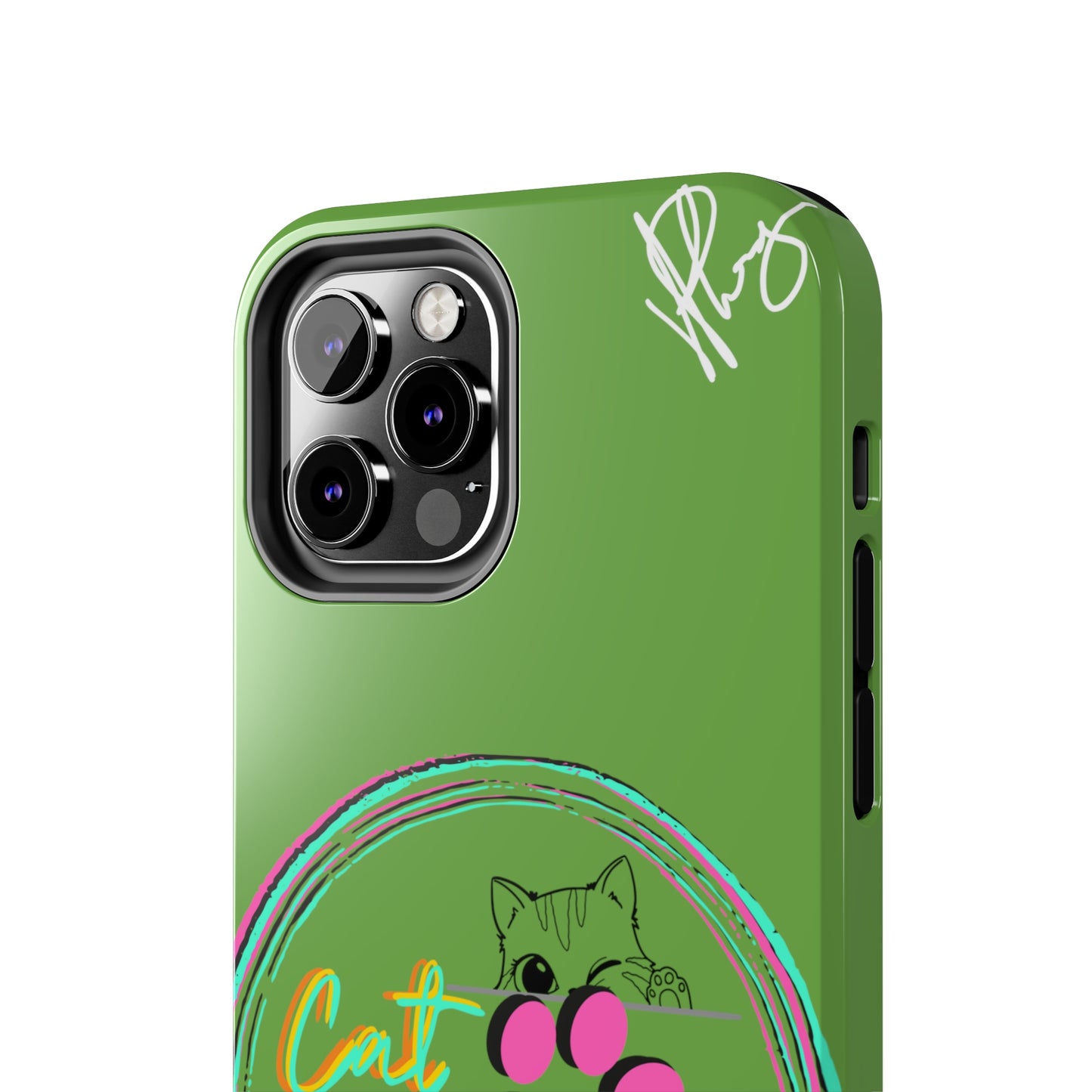 Guys here's another one of our Cutest "Cat Mom" Pet Designs (in a Light Green Base Color) Verision from the 'TPPG Collection' Line carries Several sizes of the "iPhone Series" Tough Phone Cases