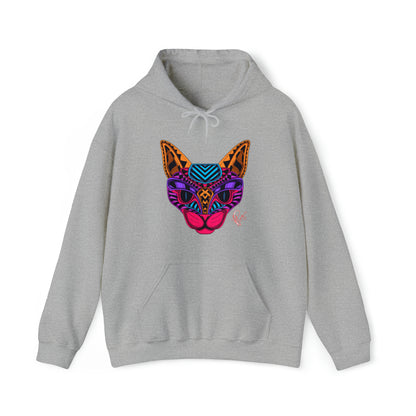 Bold & Colorful "Pet Design" Print Unisex Heavy Blend™ Hooded Sweatshirt - 6 sizes & 16 colors to choose from