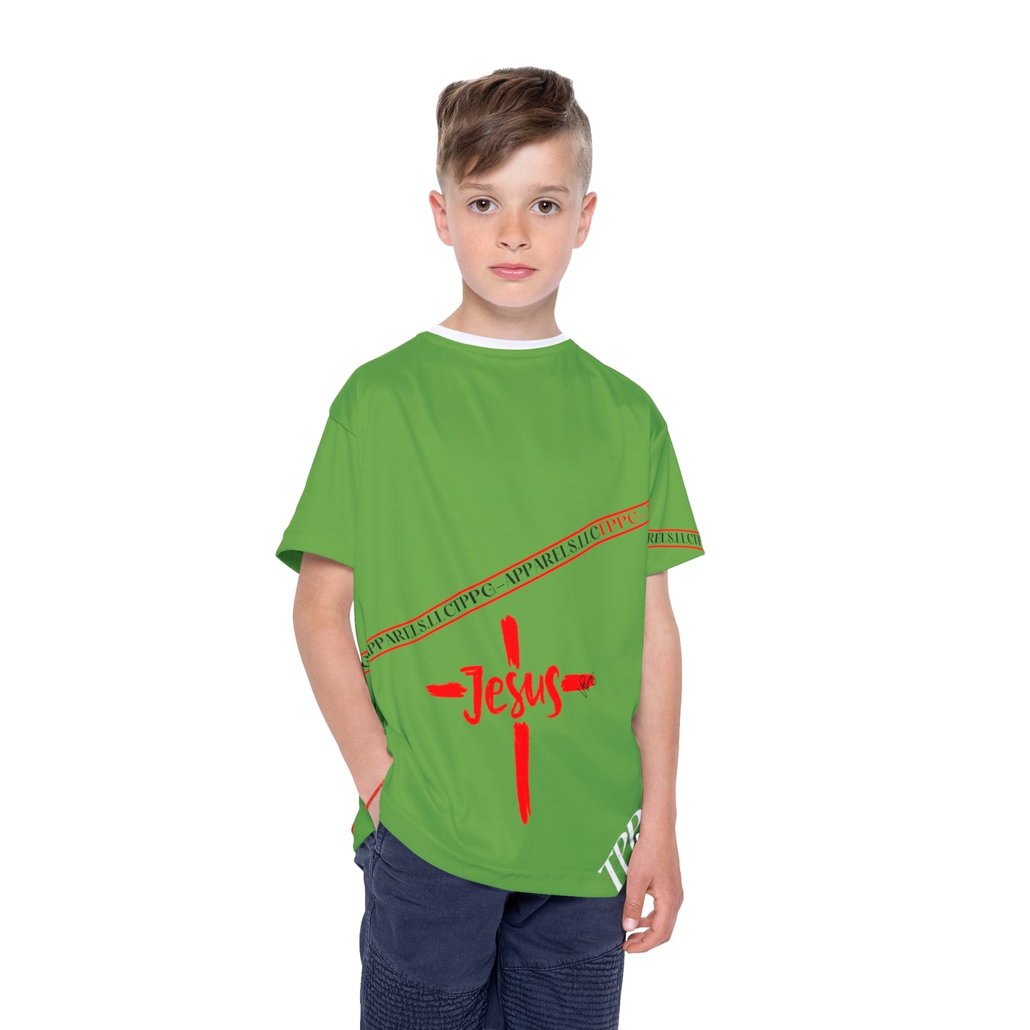 Kids (Green) Sports Jersey/T-Shirt