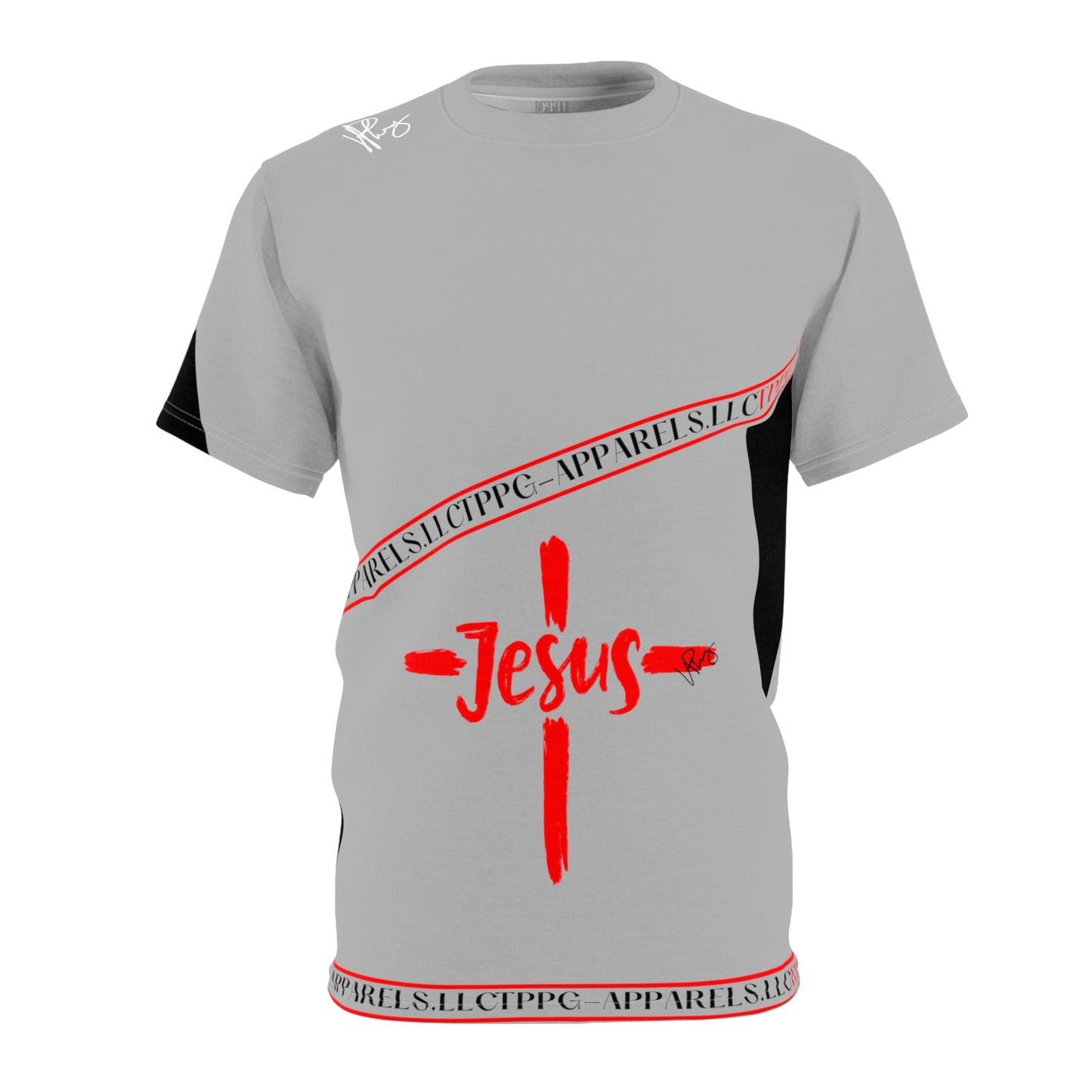 Unisex T-Shirt "Grey/Black" (Jesus/Faith) Design