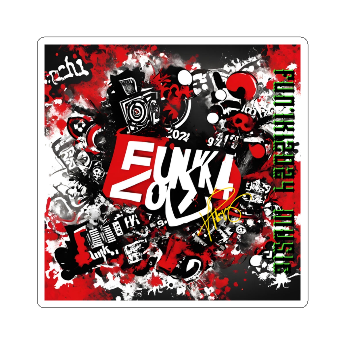 "Fun'iki2024" Colorful Stickers