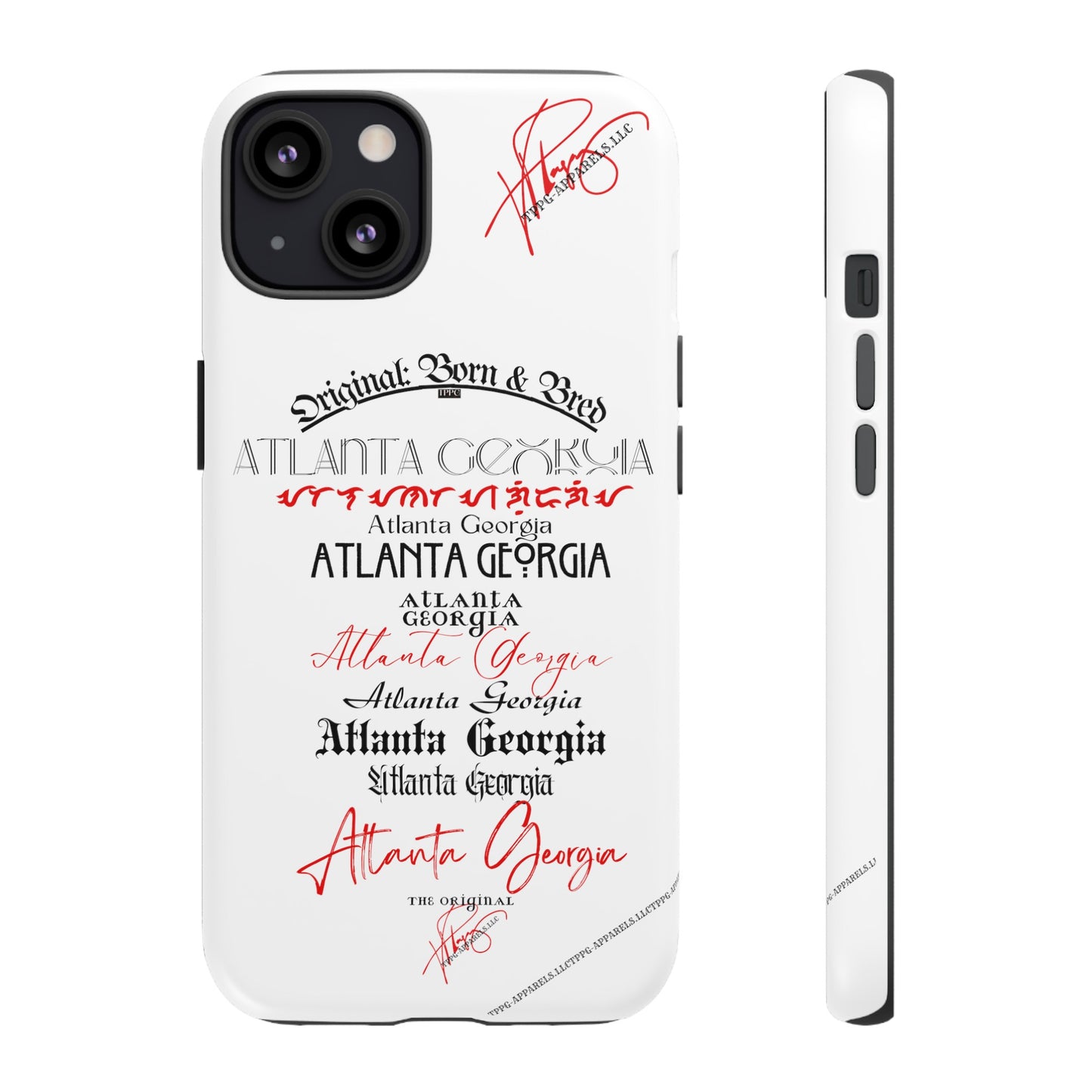 'ATL-Original Born & Bred' Design ~ Apple iPhones * Google Pixel * Samsung Galaxy Cases