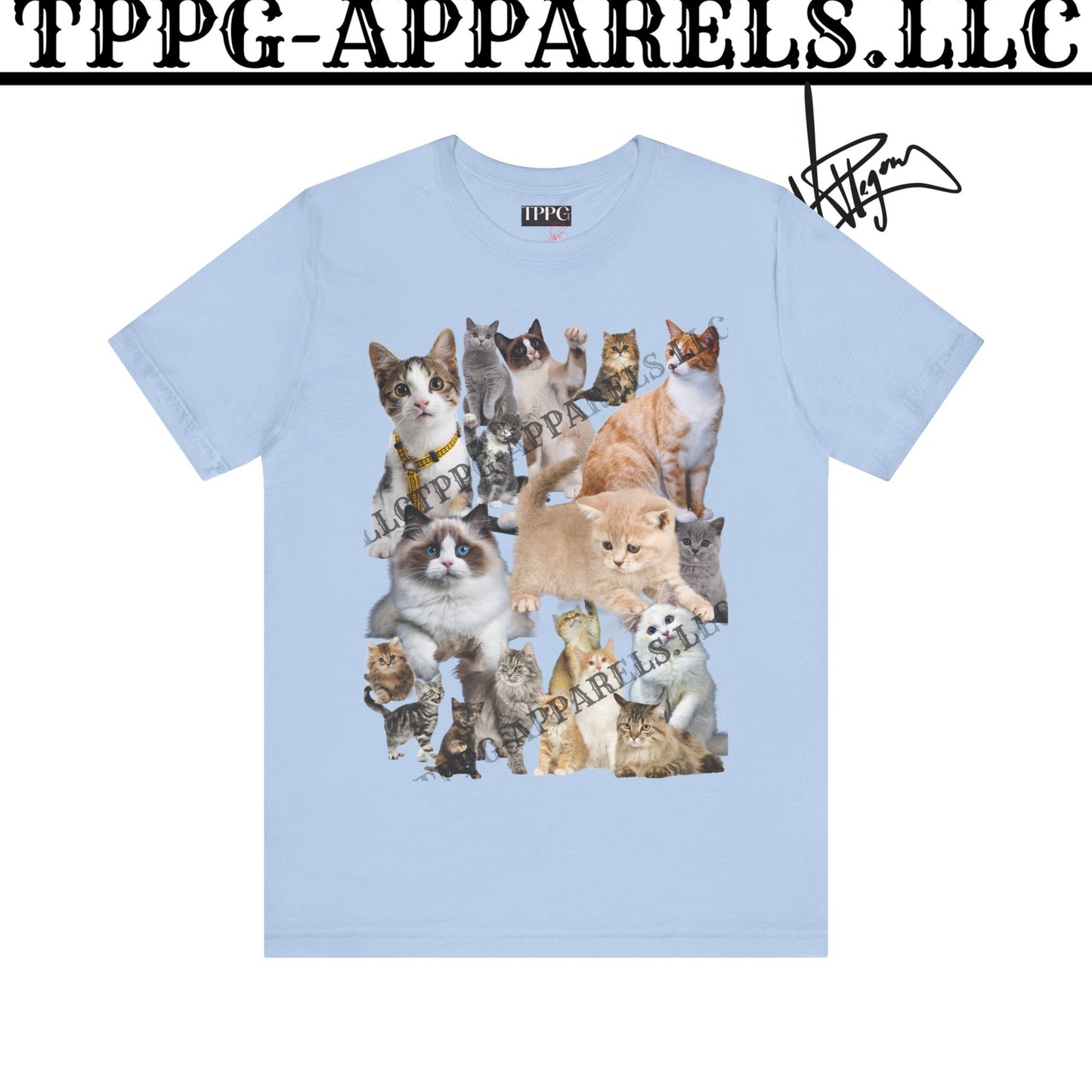 Unisex "Cats" Jersey T-Shirt