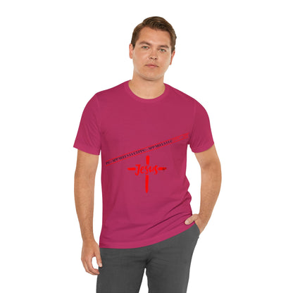 Unisex Jersey Short Sleeve Tee - 'Jesus/Faith' Design Style in Several colors