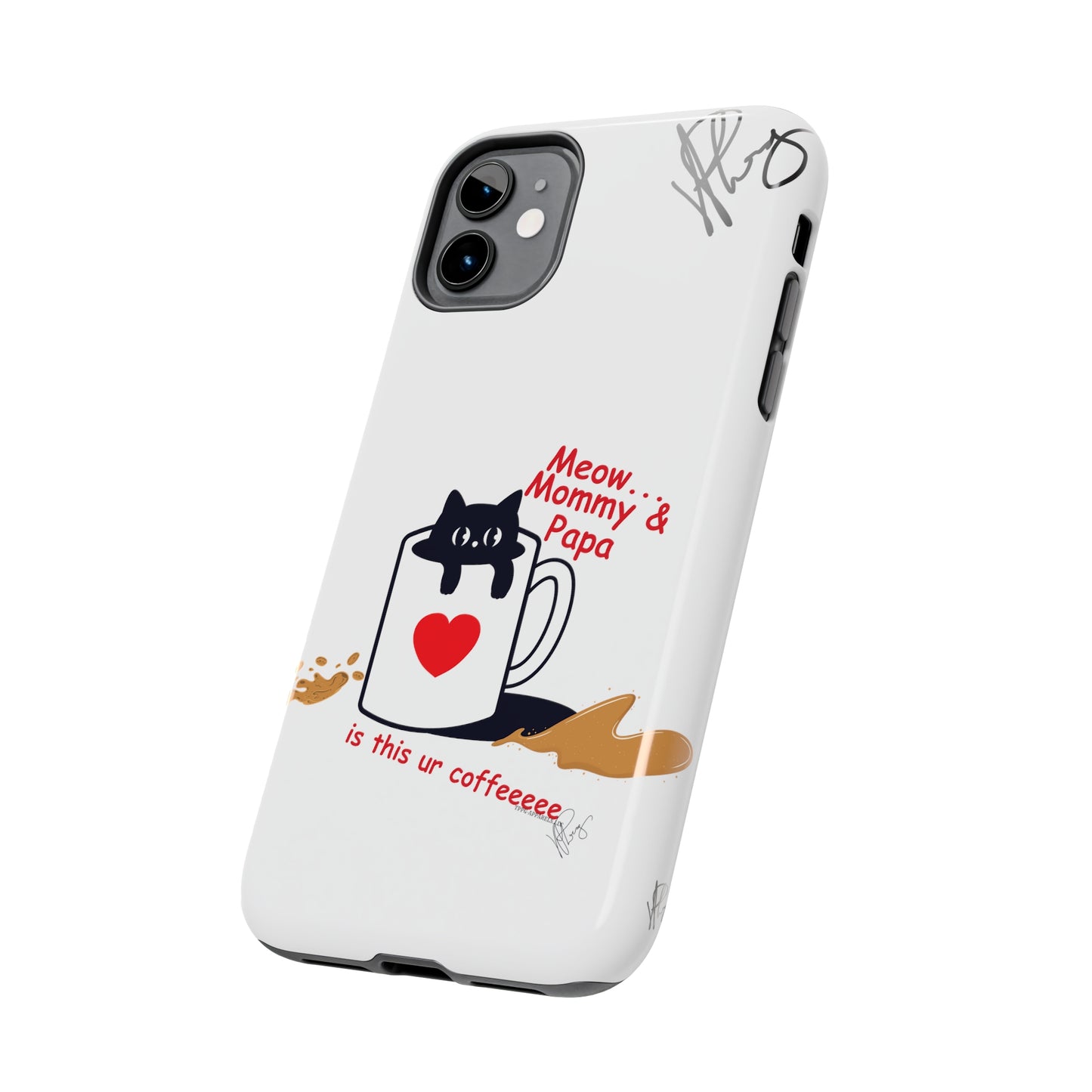 Guys here's another one of our Cutest Pet Designs (in a White Base Color) Verision from the 'TPPG Collection' Line carries Several sizes of the "iPhone Series" Tough Phone Cases