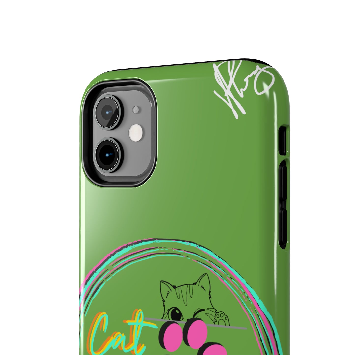 Guys here's another one of our Cutest "Cat Mom" Pet Designs (in a Light Green Base Color) Verision from the 'TPPG Collection' Line carries Several sizes of the "iPhone Series" Tough Phone Cases