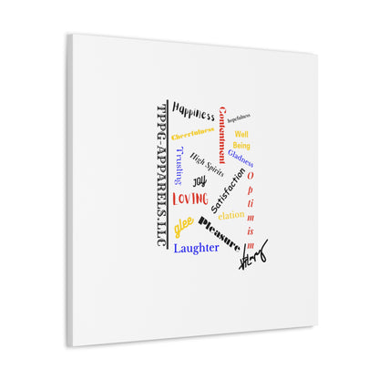 From our "TPPG Brand Positive Thoughts Collection" - Canvas Gallery Wraps - on White