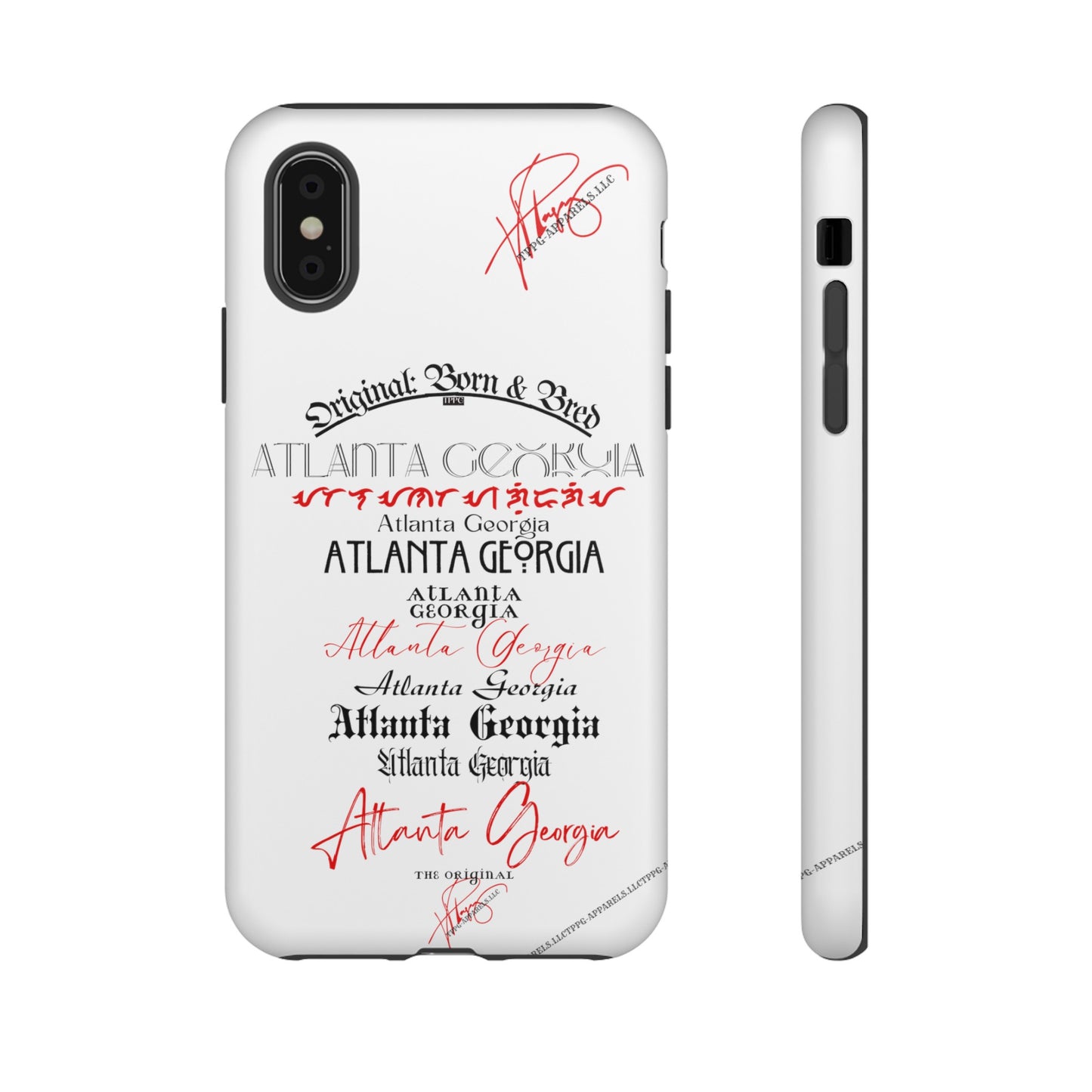 'ATL-Original Born & Bred' Design ~ Apple iPhones * Google Pixel * Samsung Galaxy Cases