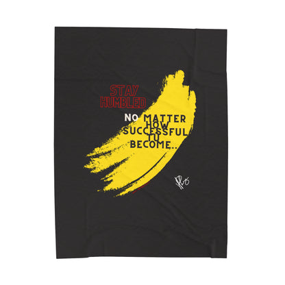 These Awesome ('Stay Humble') Velveteen Plush Blanket from the 'TPPG Quotable Collection'