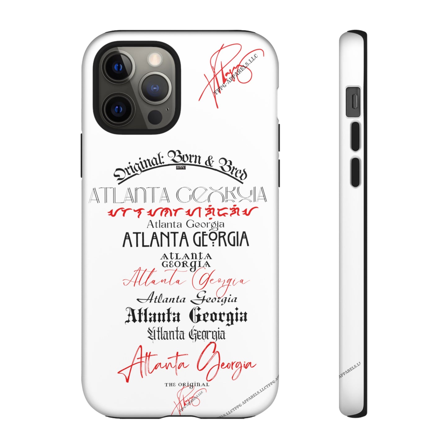 'ATL-Original Born & Bred' Design ~ Apple iPhones * Google Pixel * Samsung Galaxy Cases