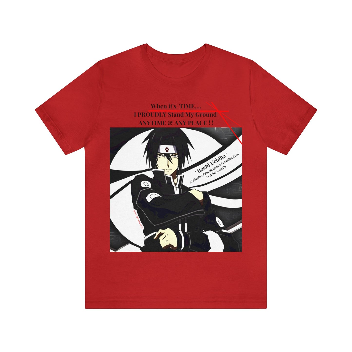 Unisex 'Anime' Jersey Short Sleeve Tee