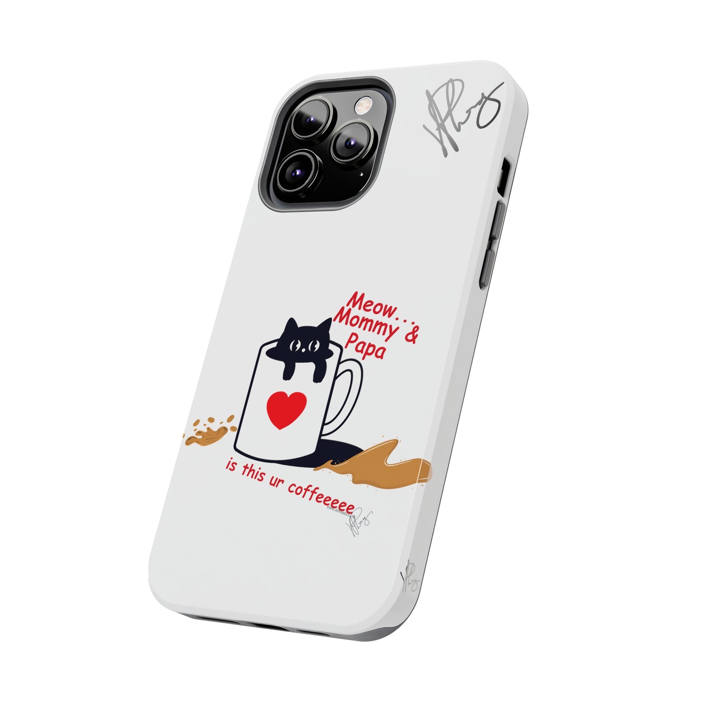 Guys here's another one of our Cutest Pet Designs (in a White Base Color) Verision from the 'TPPG Collection' Line carries Several sizes of the "iPhone Series" Tough Phone Cases