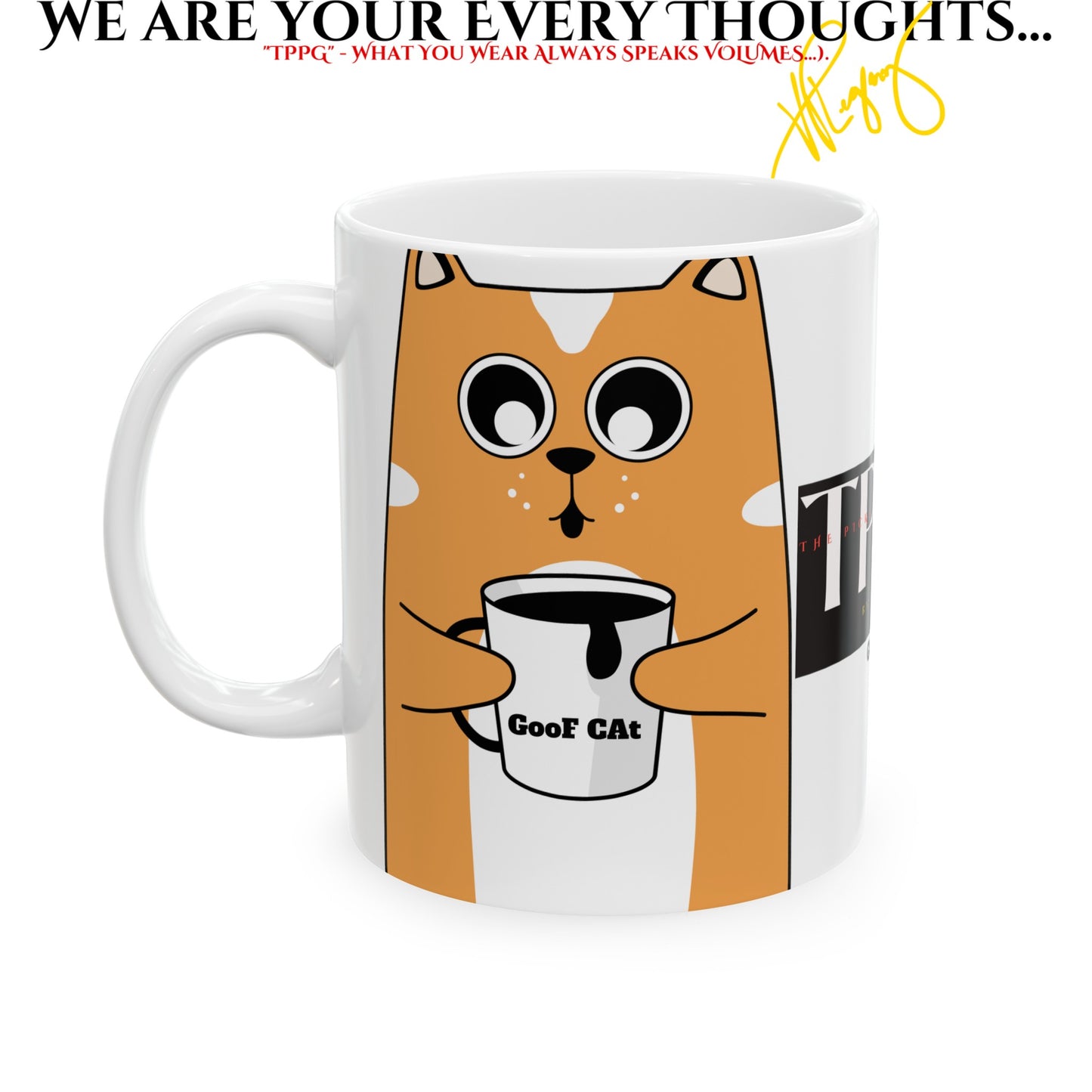 White Ceramic (Pet) Mug/Cup (11oz &15oz)