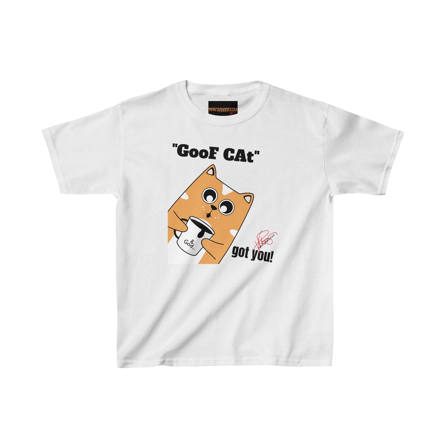 Kids Heavy Cotton™ "GooF CAt" T-Shirt/Tee