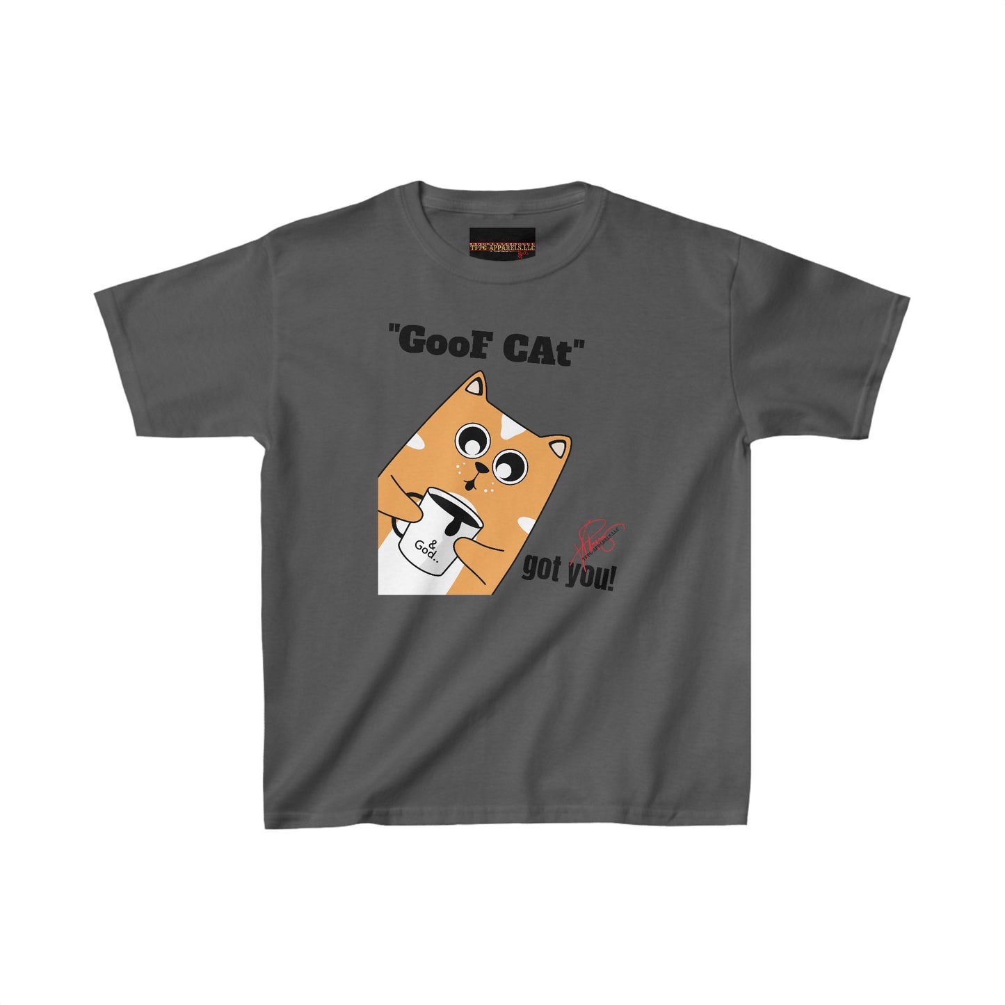 Kids Heavy Cotton™ "GooF CAt" T-Shirt/Tee