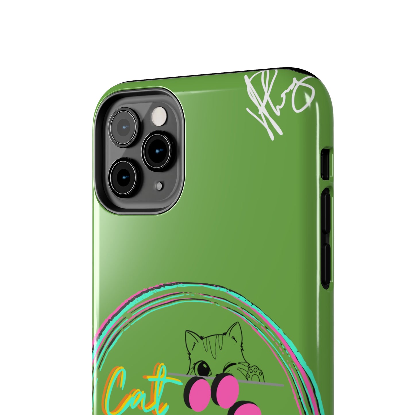 Guys here's another one of our Cutest "Cat Mom" Pet Designs (in a Light Green Base Color) Verision from the 'TPPG Collection' Line carries Several sizes of the "iPhone Series" Tough Phone Cases