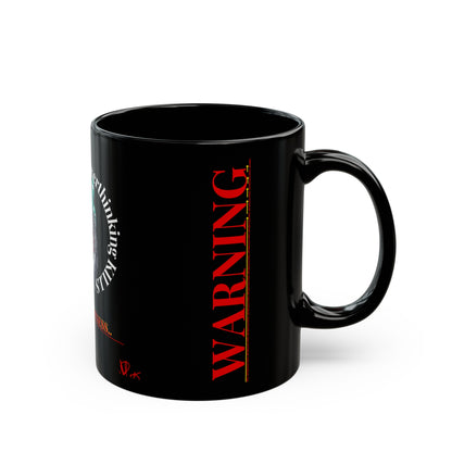 Black (WARNING) Mug (Sizes: 11oz & 15oz)