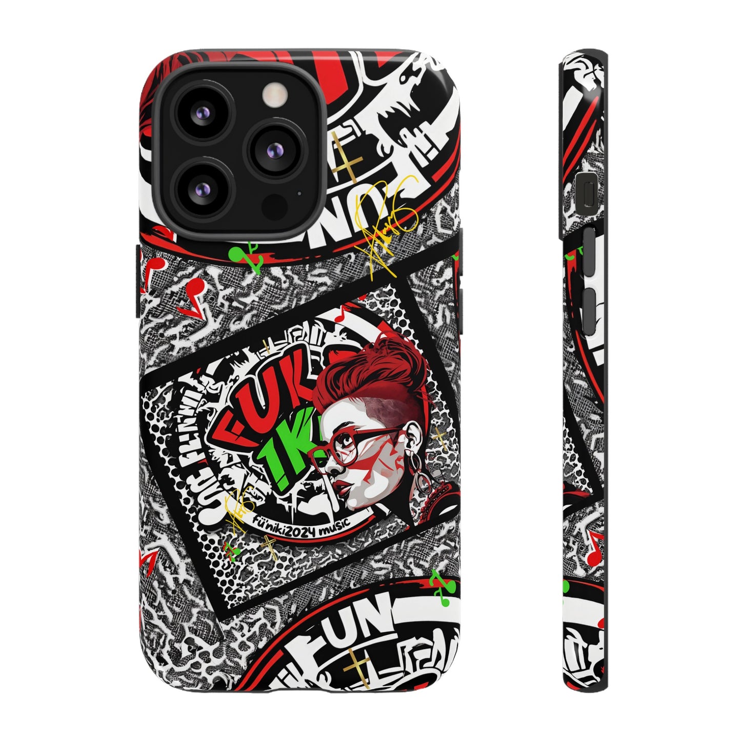 "Fun'iki2024" Music Logo iPhone/Google Pixel/Samsung Phone Cases