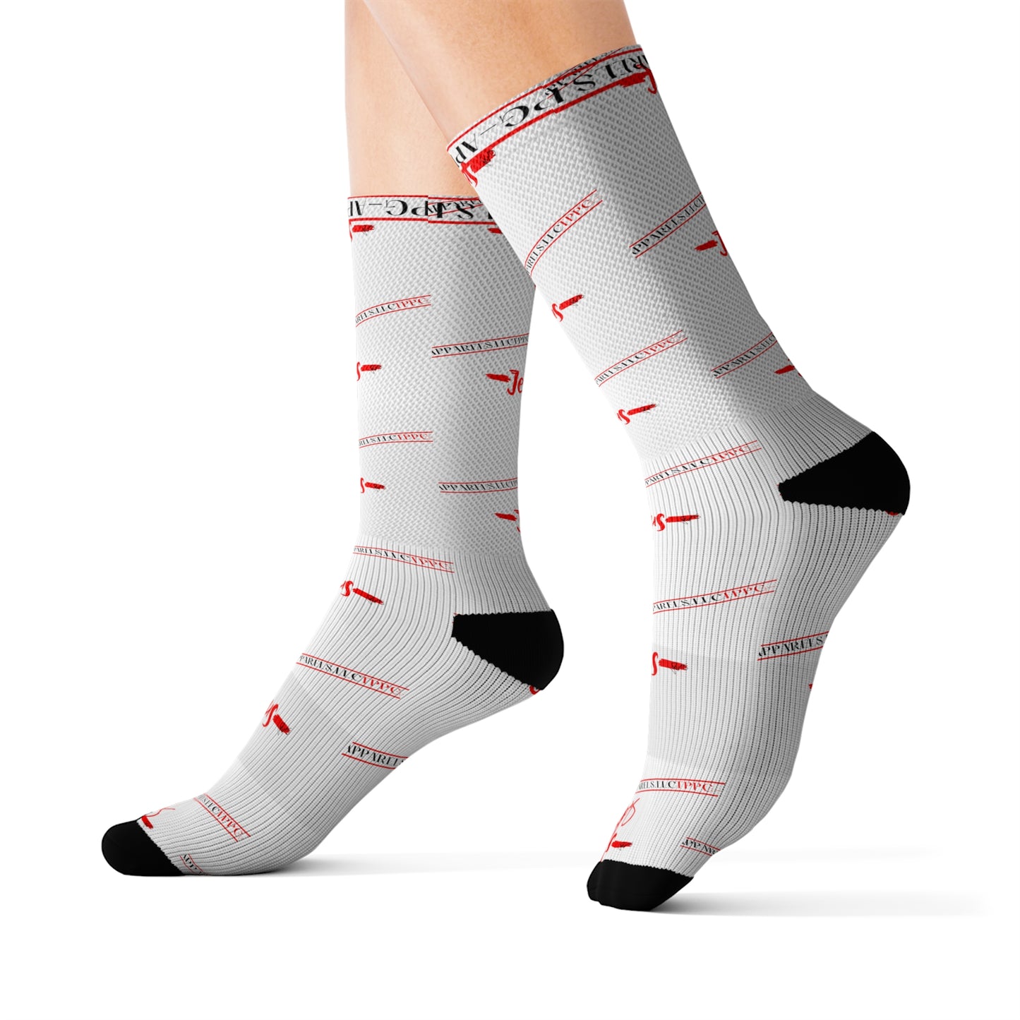 Sleek & Stylish (Jesus/Faith) Design High Quality Cushioned Socks - 3ct sizes