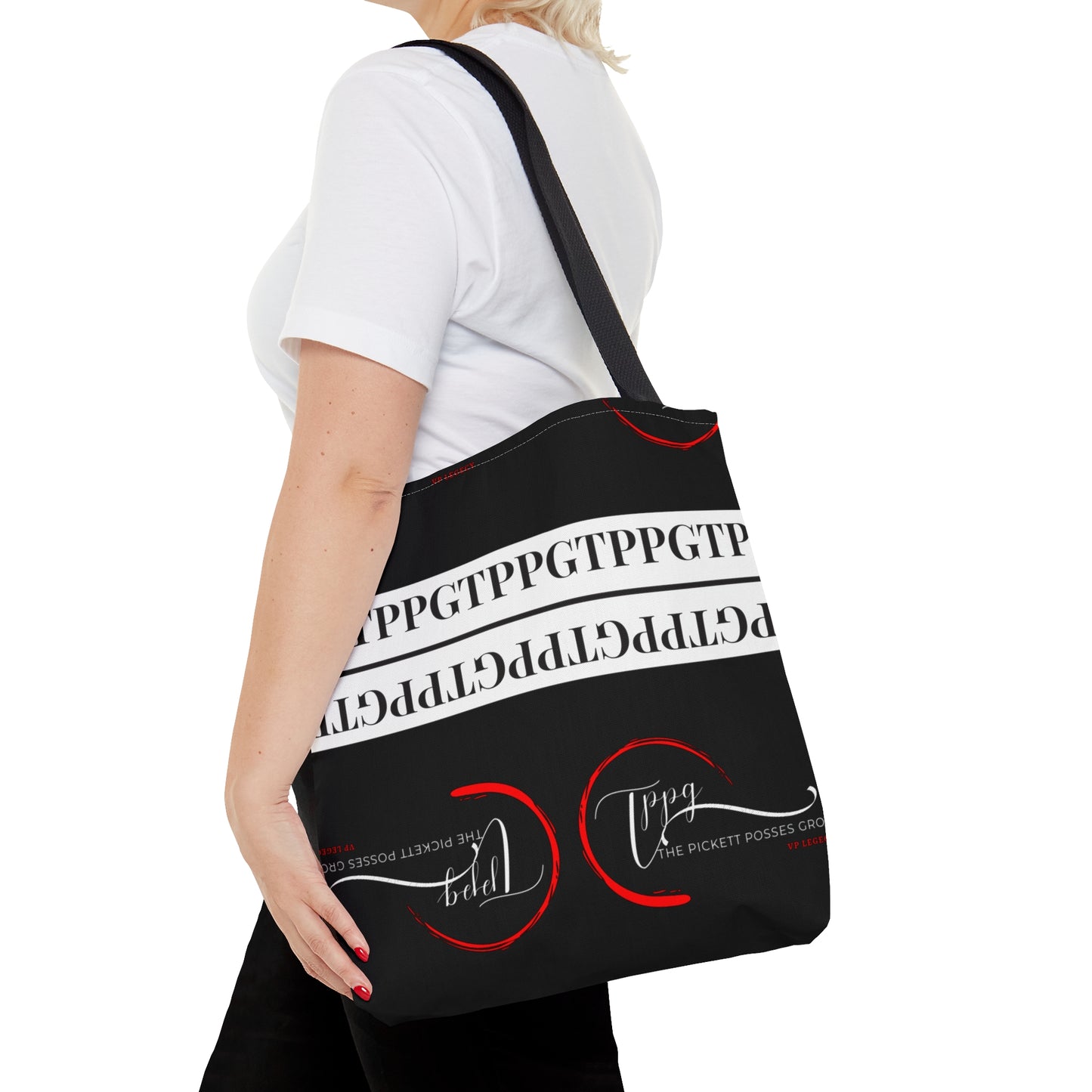 Stylish & Practial "TPPG_Apparels" Brand Tote in 3ct. different sizes. Always handy for any carrying all things necessary for any casual occasion.