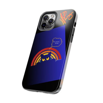 Our Cutest "Goo Night Meow.." Pet Designs (in a Bold Purple/Blue/Black Base Color) Verision from the 'TPPG Collection' Line carries Several sizes of the "iPhone Series" Tough Phone Cases