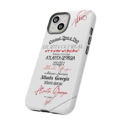 'ATL-Original Born & Bred' Design ~ Apple iPhones * Google Pixel * Samsung Galaxy Cases