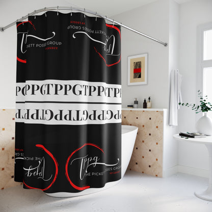 Sleek Polyester Designer Style/ "TPPG-Apparels" Brand Shower Curtain