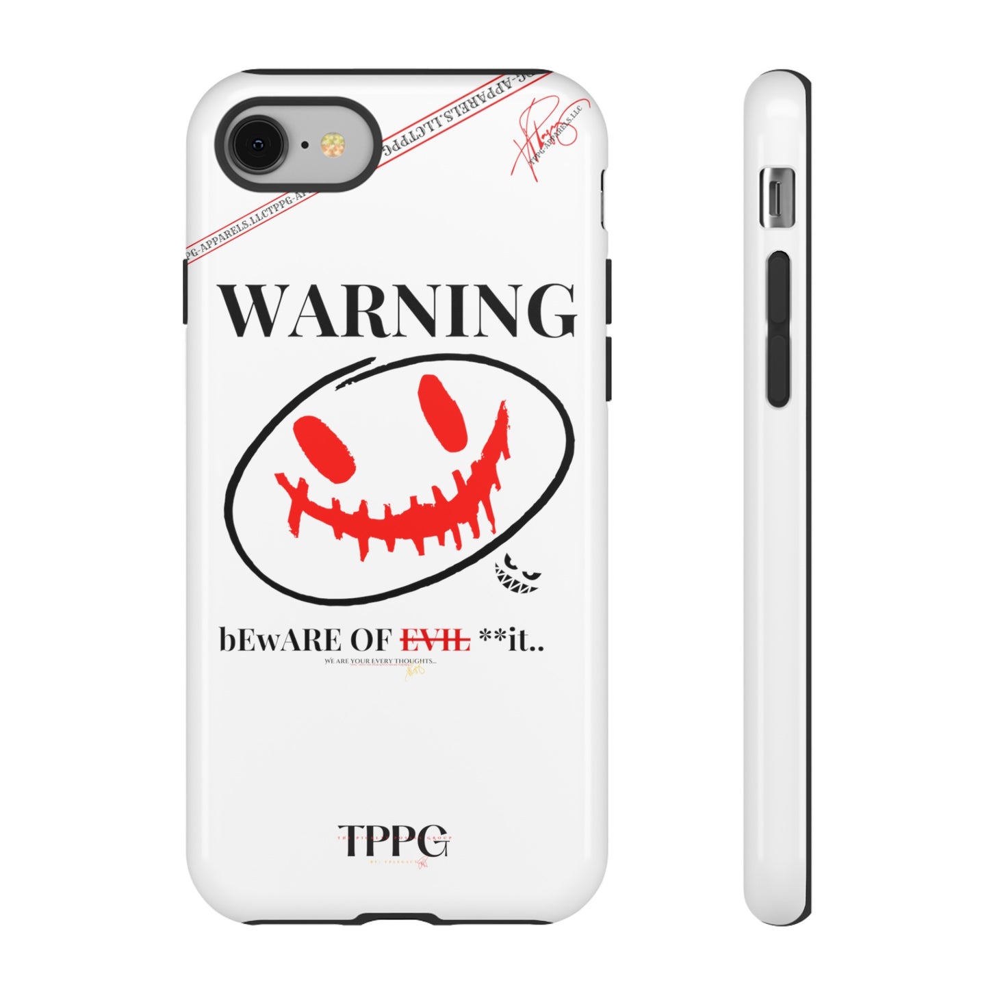 "WARNING-Evil"-Apple iPhones * Google Pixel * Samsung Galaxy Cases