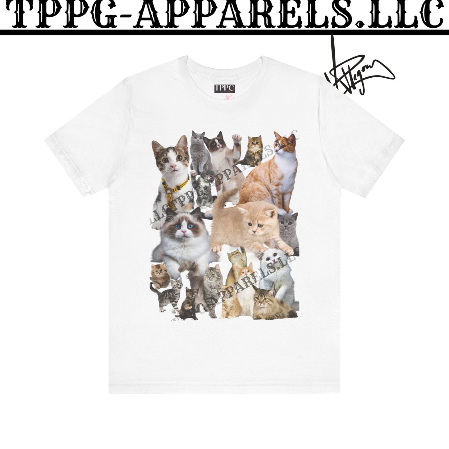 Unisex "Cats" Jersey T-Shirt