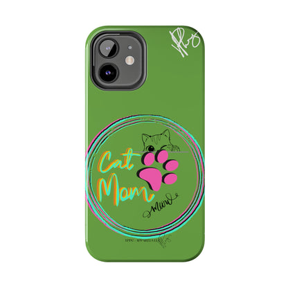 Guys here's another one of our Cutest "Cat Mom" Pet Designs (in a Light Green Base Color) Verision from the 'TPPG Collection' Line carries Several sizes of the "iPhone Series" Tough Phone Cases