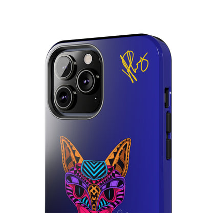 Cat Designs Phone Cases - iPhone/Samsung Galaxy & Google Pixel (Purple/Blue-Multi-Colored)