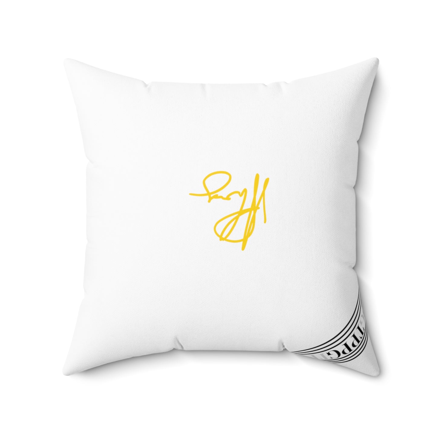 (Children) Spun Polyester ('1 side') Square Pillow (4 sizes-White Bgd) - By: "TPPG KIds Collection"