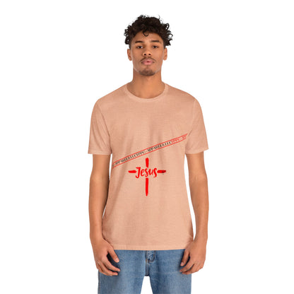 Unisex Jersey Short Sleeve Tee - 'Jesus/Faith' Design Style in Several colors