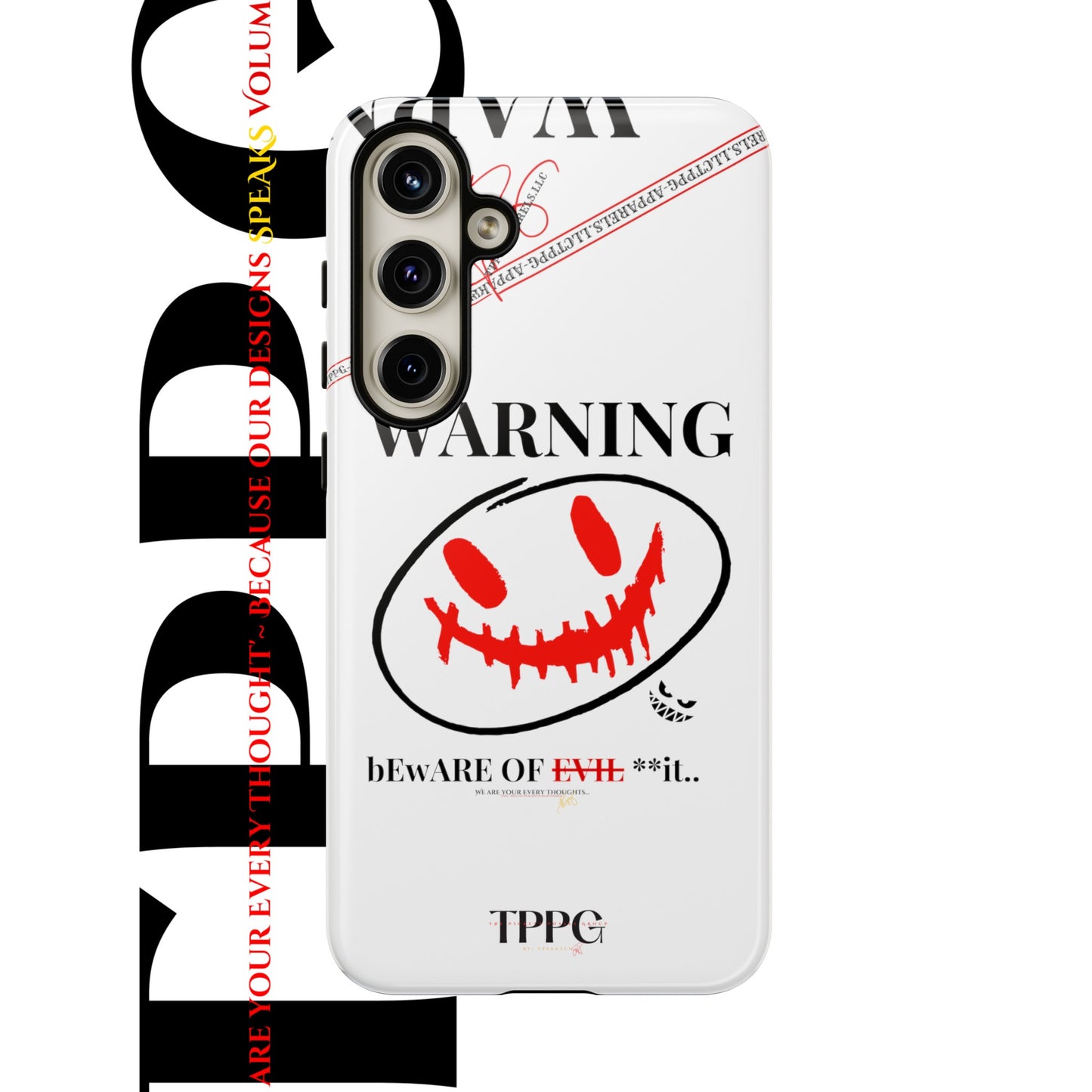 "WARNING-Evil"-Apple iPhones * Google Pixel * Samsung Galaxy Cases