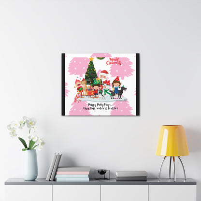 Holidays Time-"TPPG Brand Christmas Collection" - Canvas Gallery Wraps "- in Bold  familiar colors