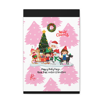 Holidays Time-"TPPG Brand Christmas Collection" - Canvas Gallery Wraps "- in Bold  familiar colors