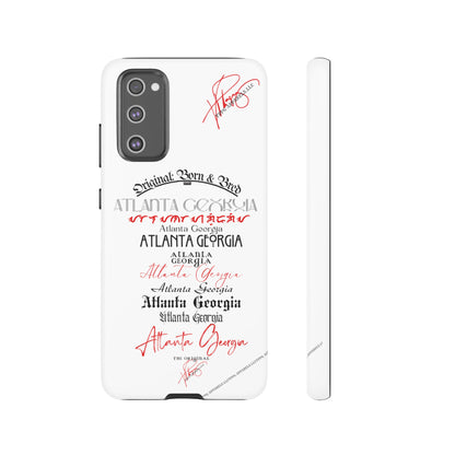 'ATL-Original Born & Bred' Design ~ Apple iPhones * Google Pixel * Samsung Galaxy Cases