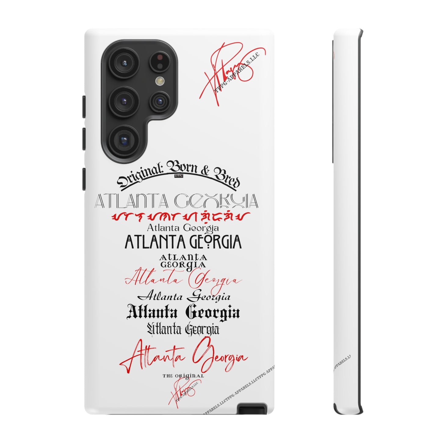 'ATL-Original Born & Bred' Design ~ Apple iPhones * Google Pixel * Samsung Galaxy Cases