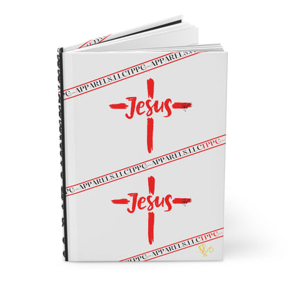 150 Lined pgs/75 Sheets - 'Jesus' Matte Hardcover Journal