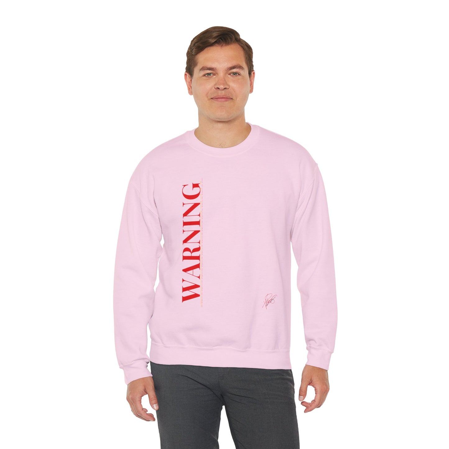 Crewneck Heavy Blend™('WARNING') Unisex Sweatshirt