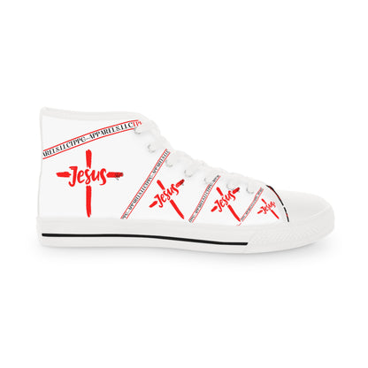 Men Sleek & Unique High Top Sneakers w/Jesus Design