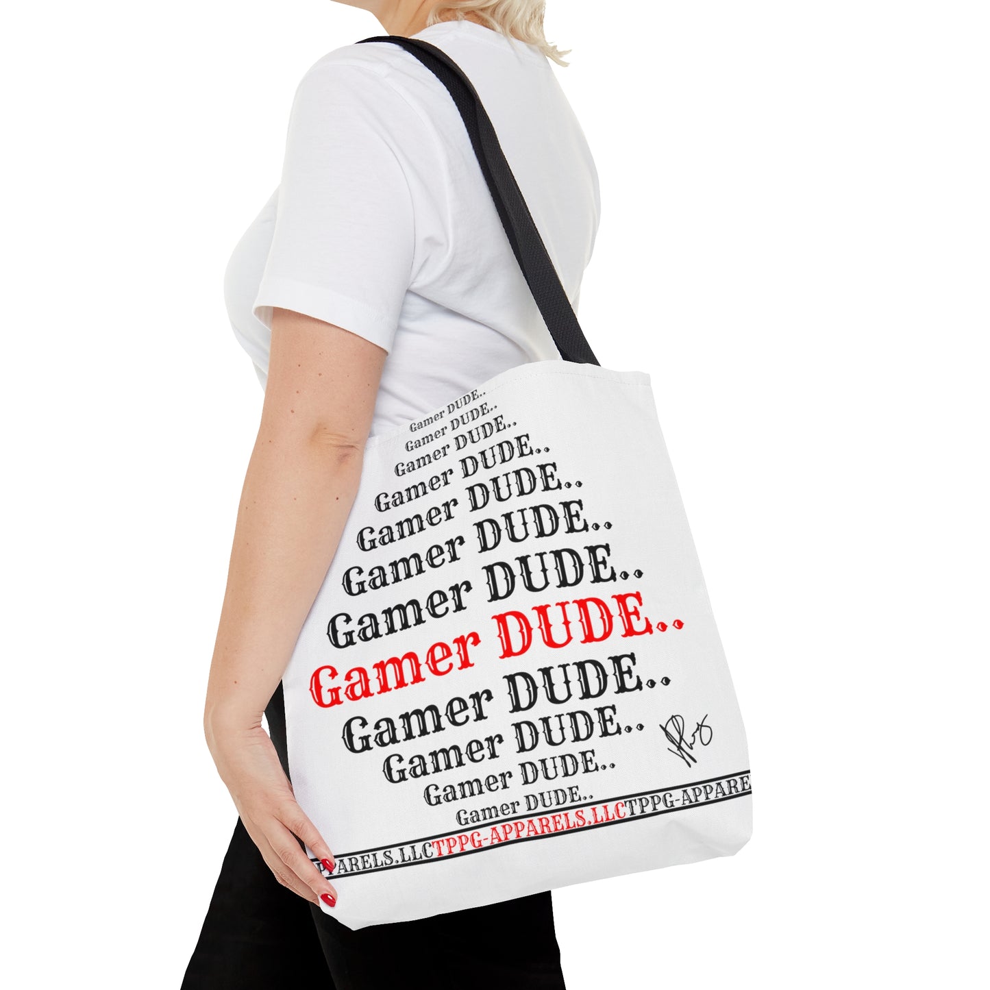 This Stylish Gamer Tote from the "TPPG-Apparels" Brand Tote in 3ct. different sizes. Always handy for any carrying all things necessary for any casual occasion.