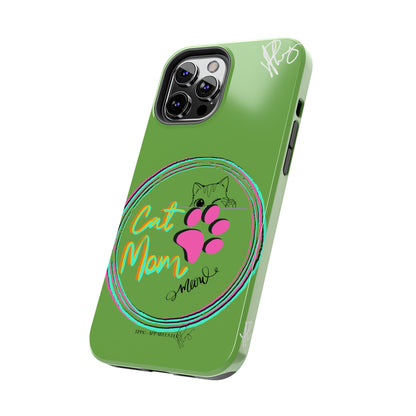 Guys here's another one of our Cutest "Cat Mom" Pet Designs (in a Light Green Base Color) Verision from the 'TPPG Collection' Line carries Several sizes of the "iPhone Series" Tough Phone Cases