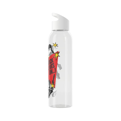 21.9oz "Rock On" Sky Water Bottle by the 'TPPG-Apparels' Collection