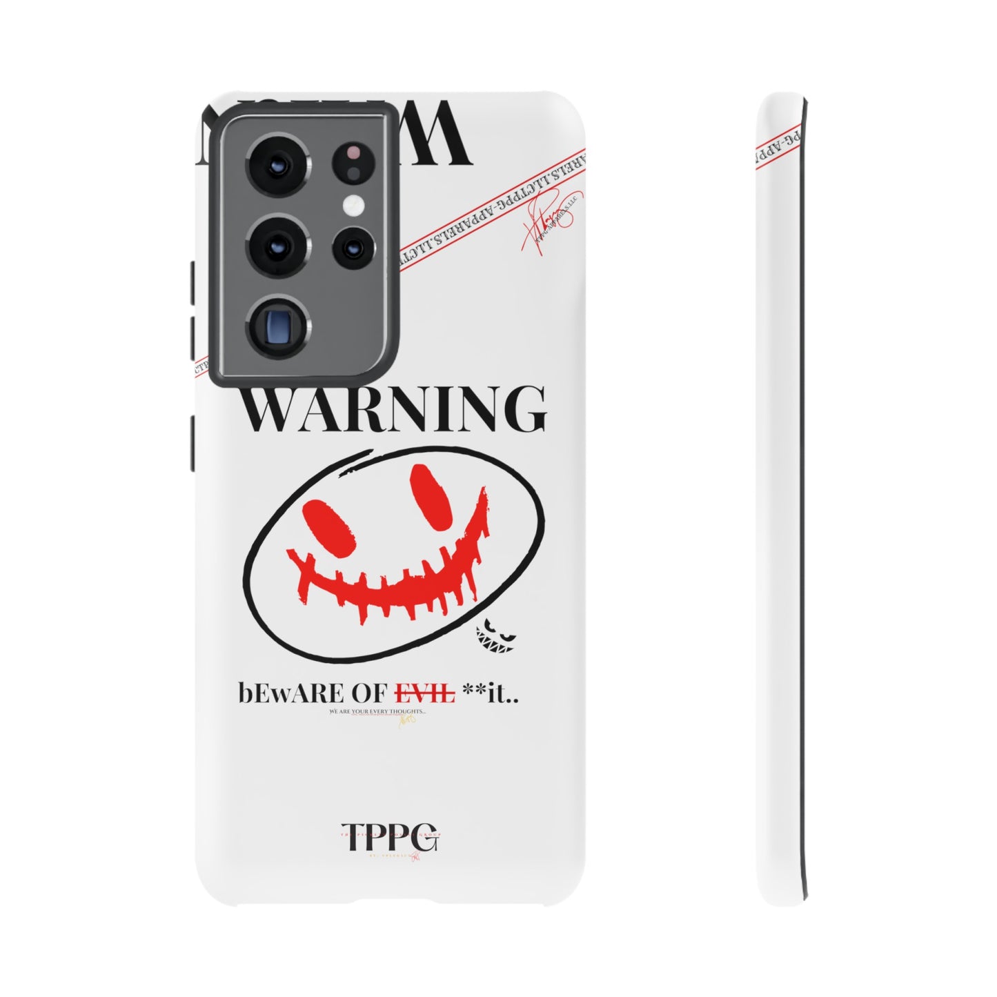 "WARNING-Evil"-Apple iPhones * Google Pixel * Samsung Galaxy Cases