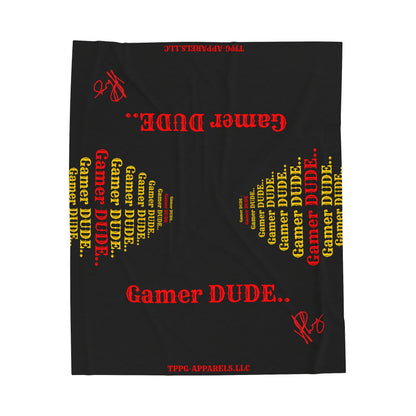 Hey guys another Bold Gamer Style Blanket from the "TPPG-Apparels" Brand Presents one of it's koolest designs on this Black Velveteen Plush Blanket